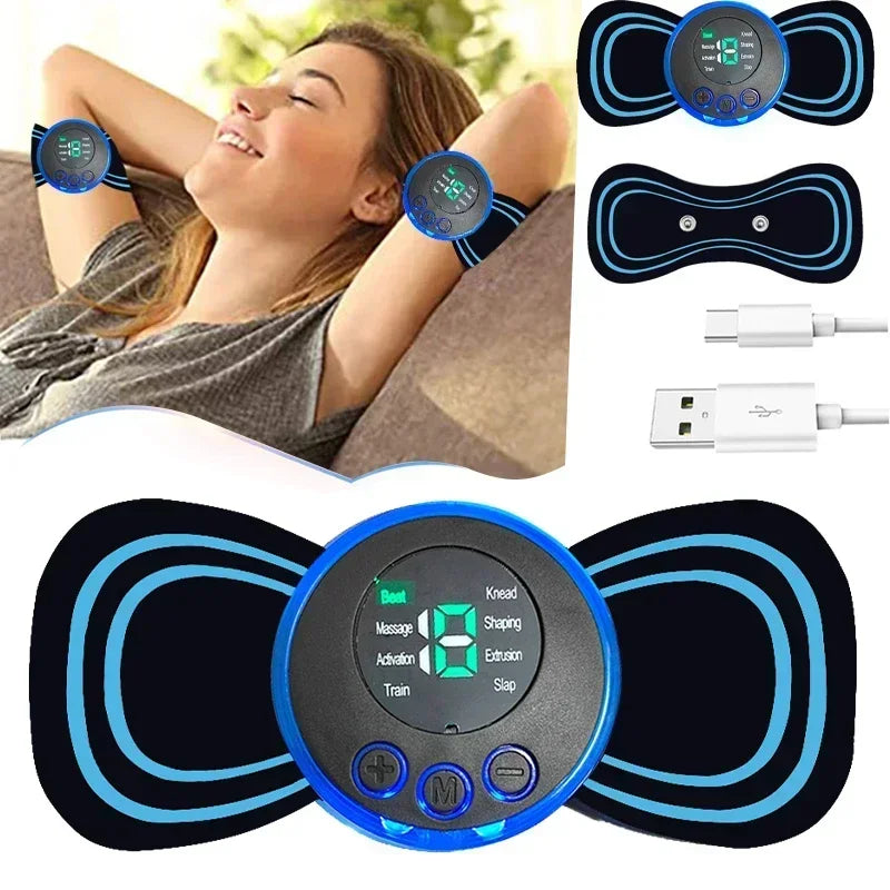 Ultimate Relaxation Combo: Cervical Neck Massager & Electrical Foot Massager for Full-Body Relief